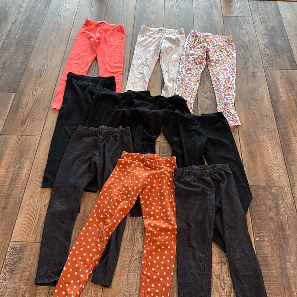 VG Lot of Cat and Jack leggings size 7/8